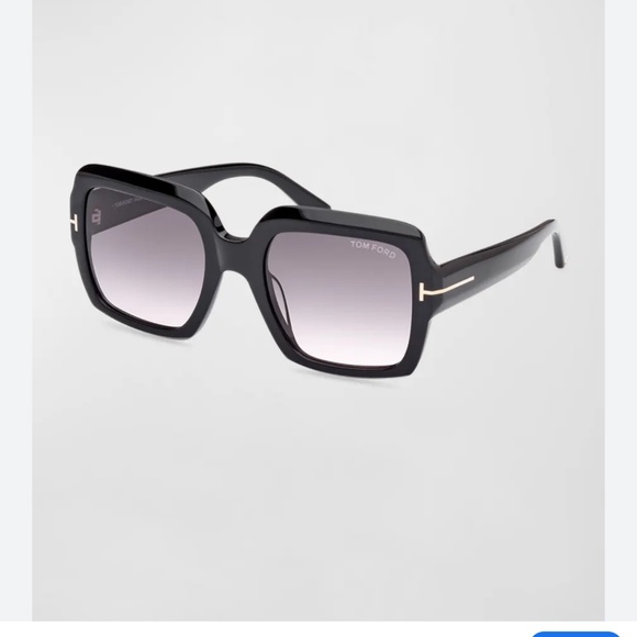 Tom Ford Accessories - TOM FORD Kaya Beveled Acetate Square Sunglasses $490